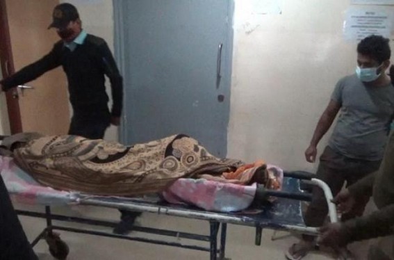 75 years old woman dies after catches fire, Doctors declared dead 75 years old woman dies after catches fire, Doctors declared dead
